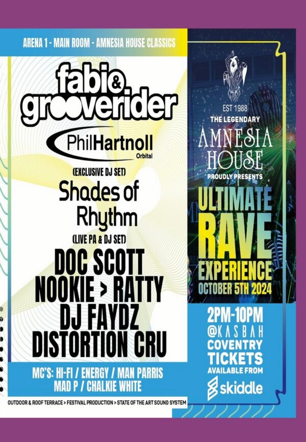 Amnesia House - Ultimate Rave Experience - Main Arena - CD Pack Recorded October 5th, 2024